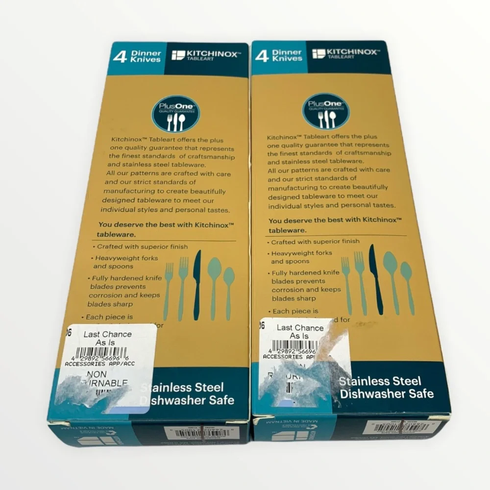 Kitchinox Stainless Dinner Knives 8 ct